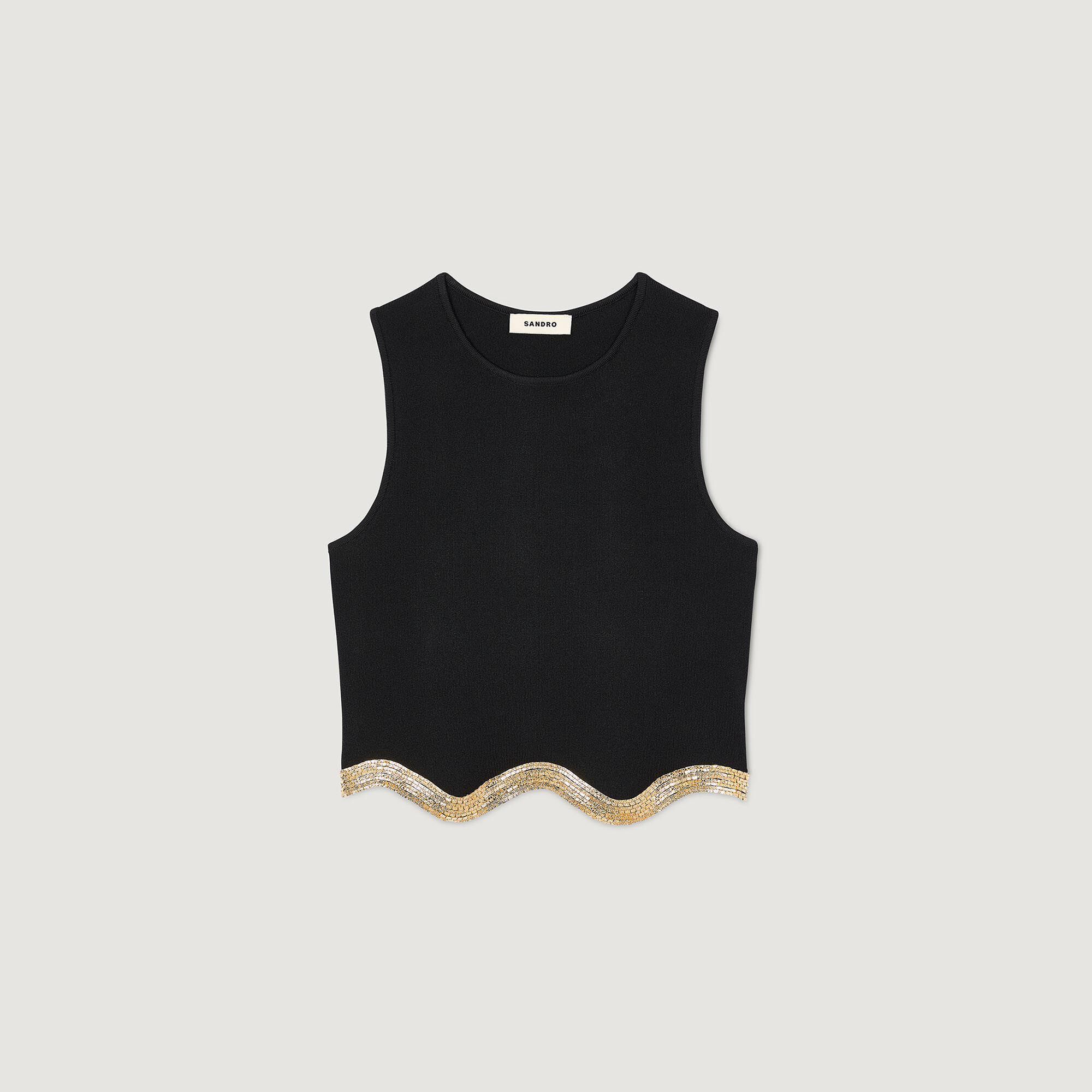 Pullover mit Kettendetails