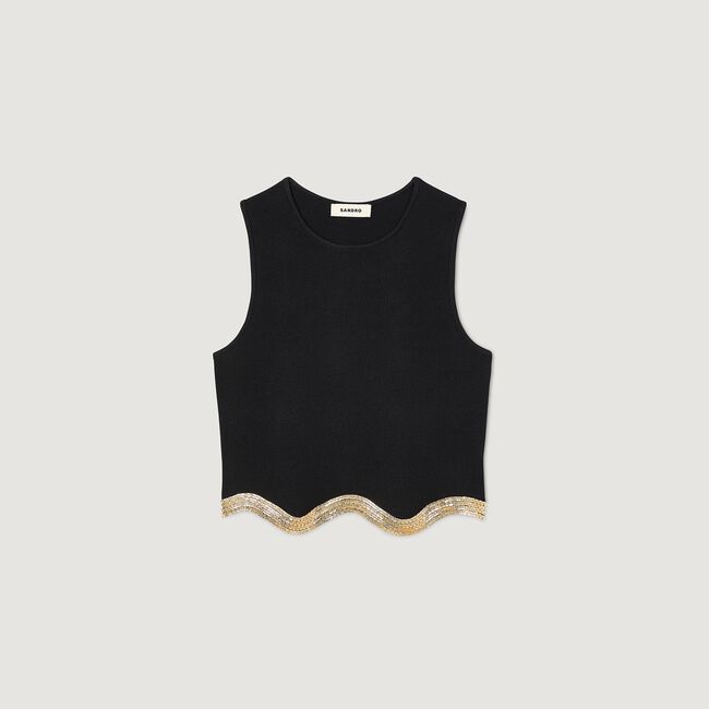 Pullover mit Kettendetails