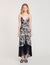 Langes Kleid mit Blumenprint