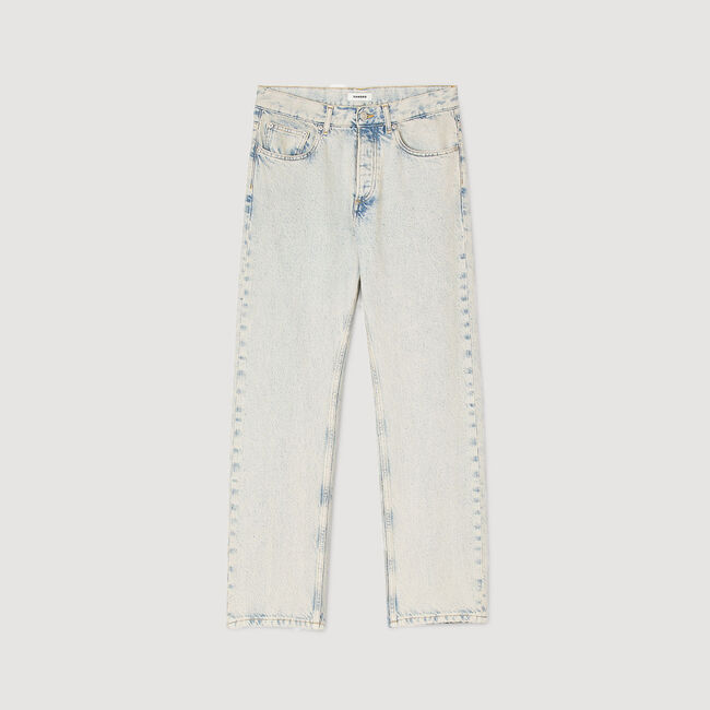 Jean regular délavé