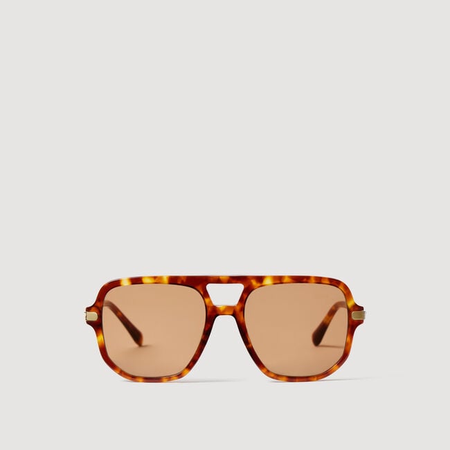 Metal and acetate sunglasses