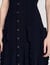 Langes Strickkleid mit Volants