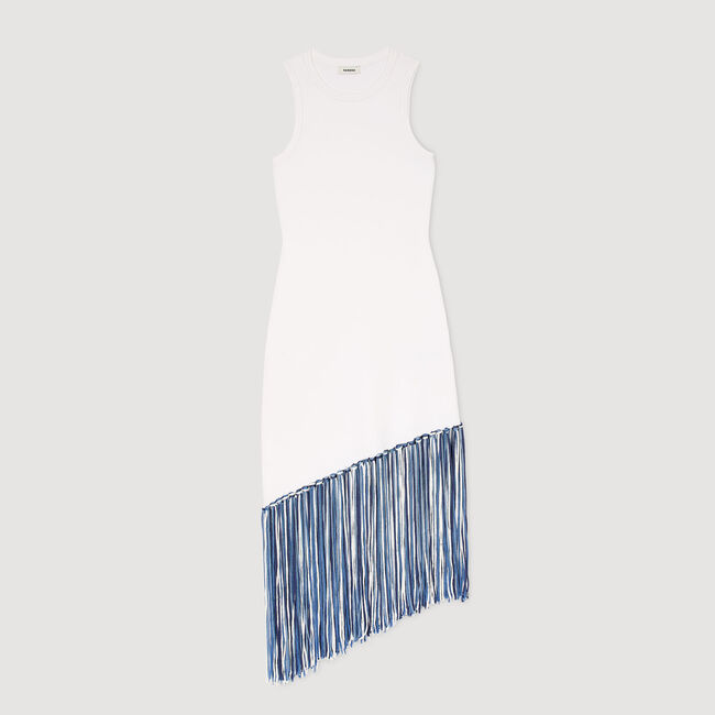 Fringed maxi dress
