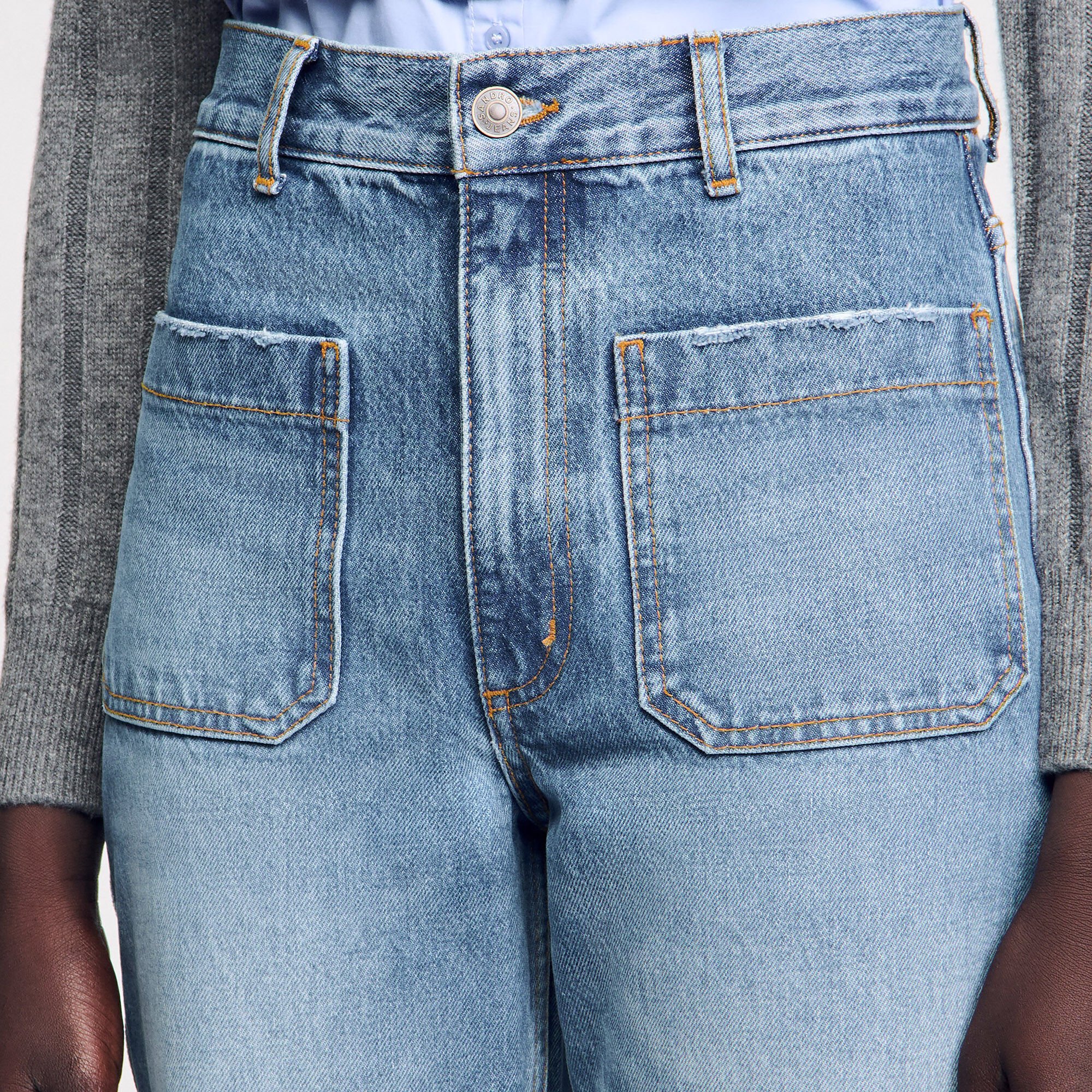 Faded jeans