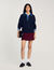 Pull en maille à col polo denim
