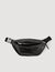 Sac banane large en cuir lisse
