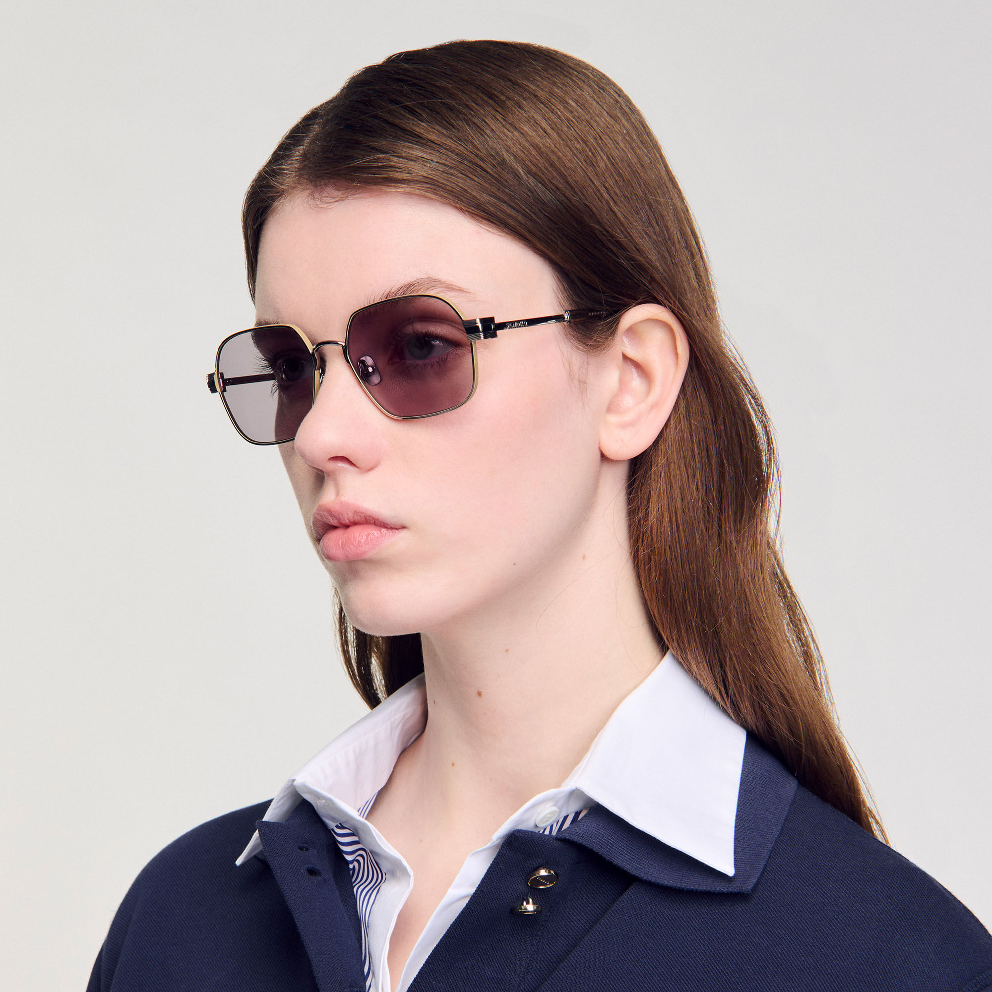 Lunettes de soleil en métal