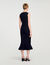 Langes Strickkleid mit Nieten