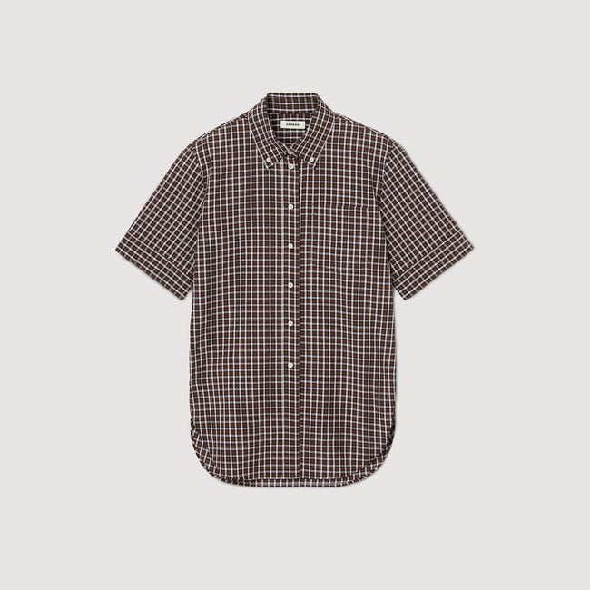 Kariertes Oversize-Hemd