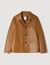 Buttoned lambskin jacket