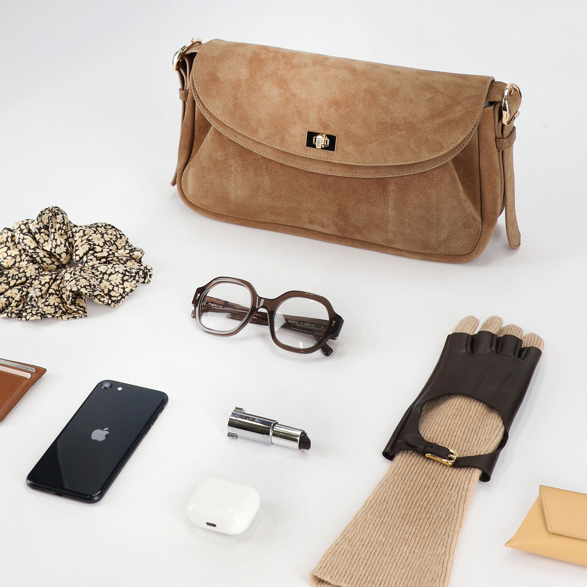 Sac en cuir en suède Le Mambo