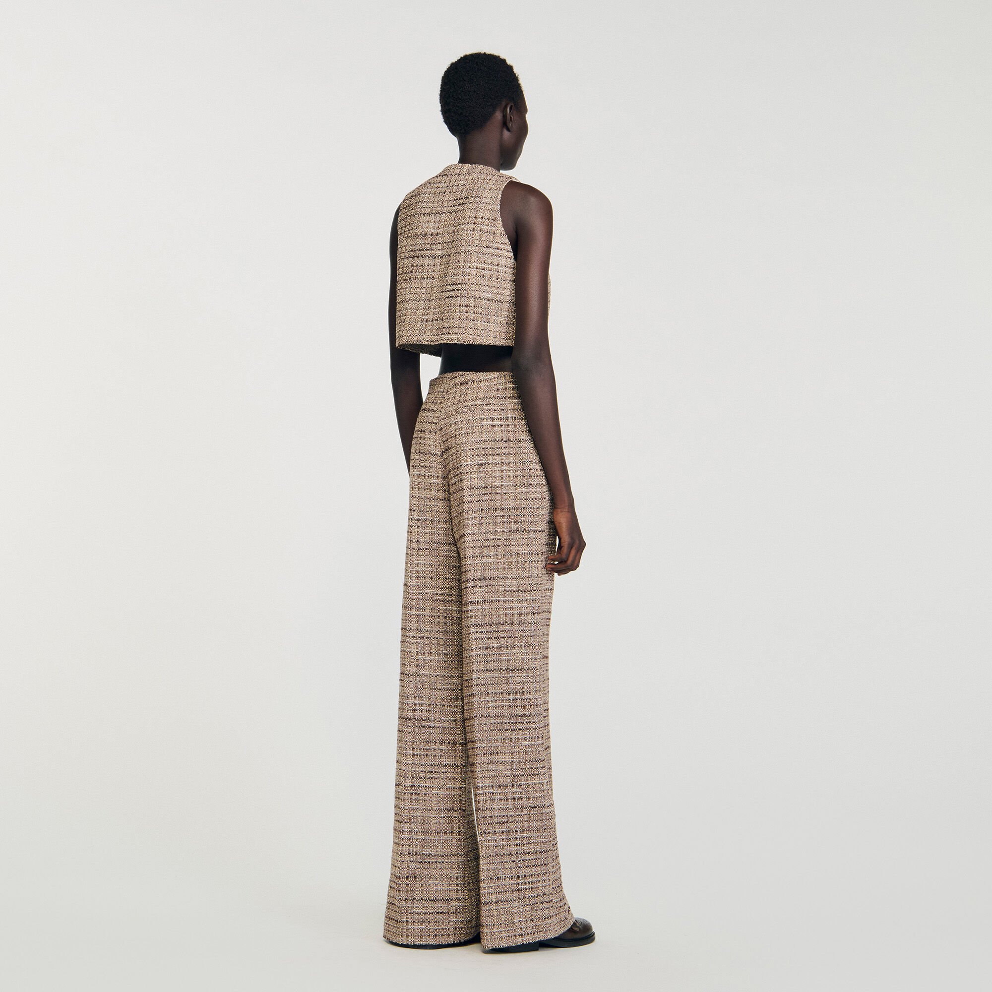Hose aus dekorativem Tweed