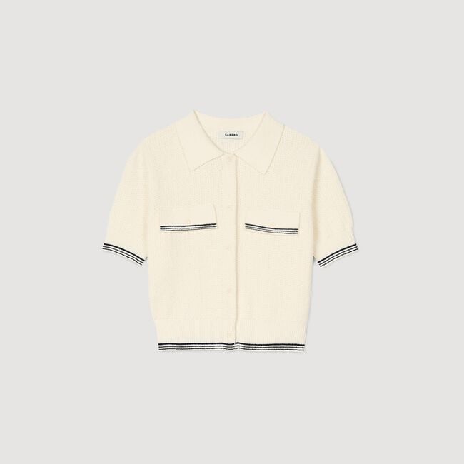 Cardigan mit kurzen Ärmeln