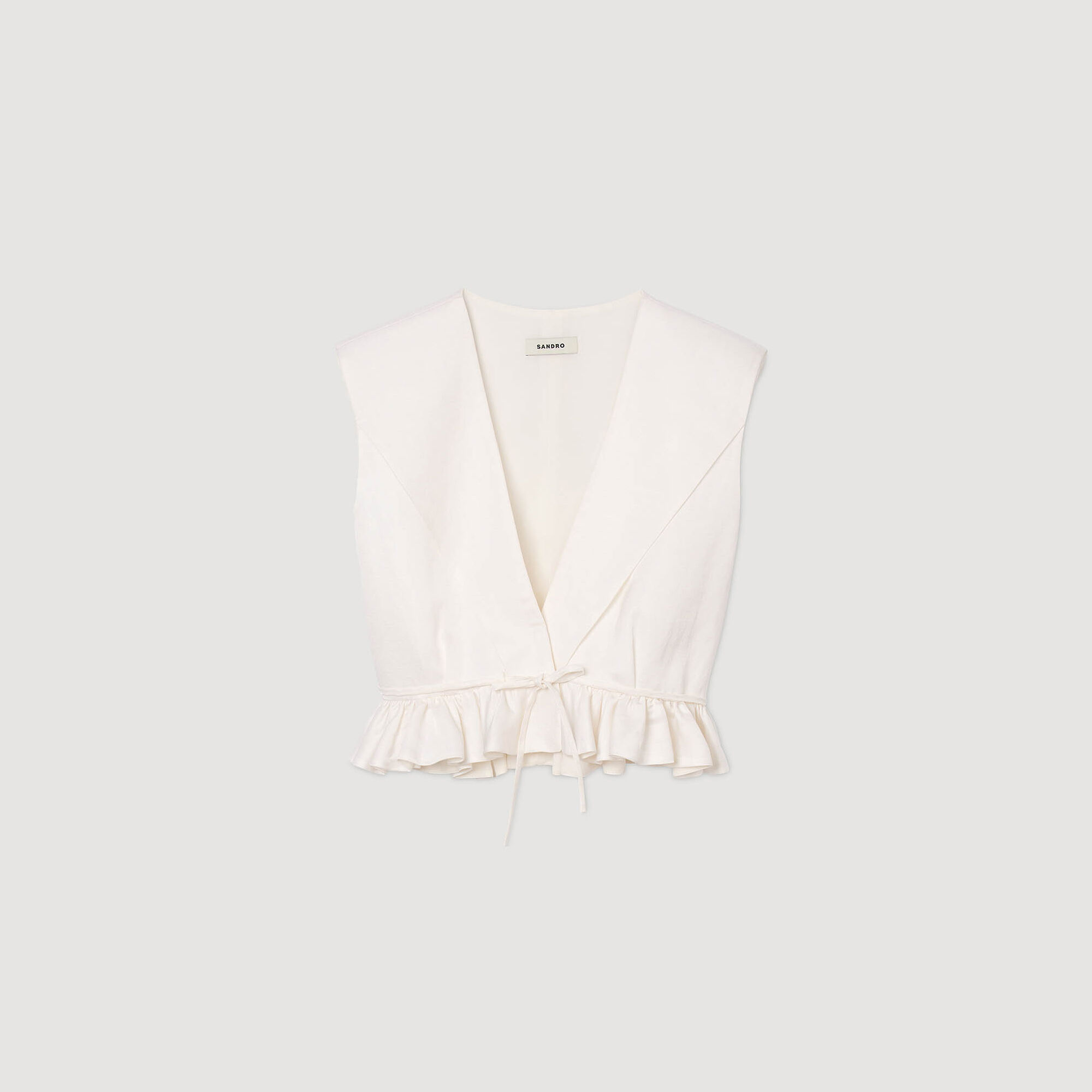 Ruffled crop top