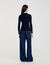 Rib knit jumper