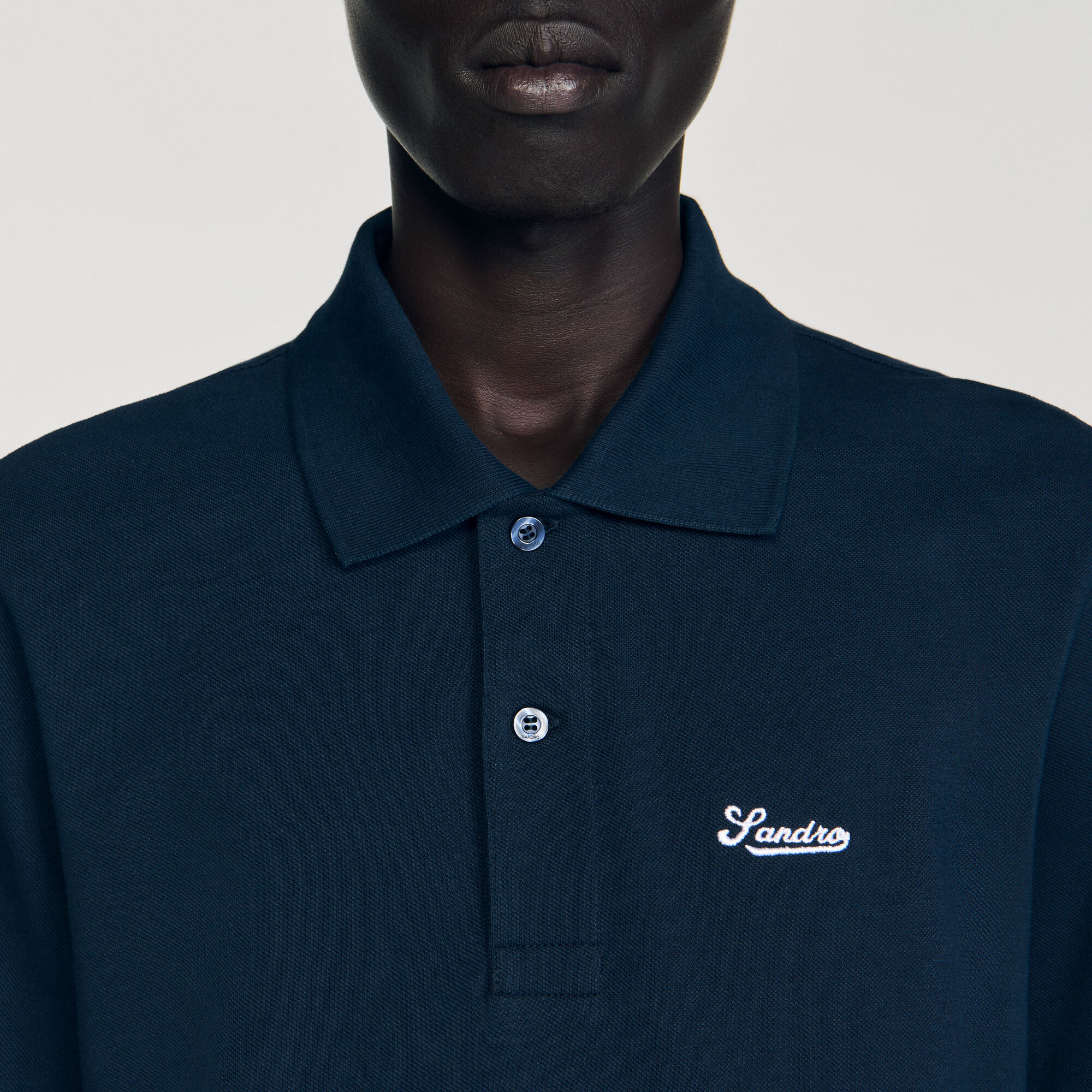 Polo en coton piqué