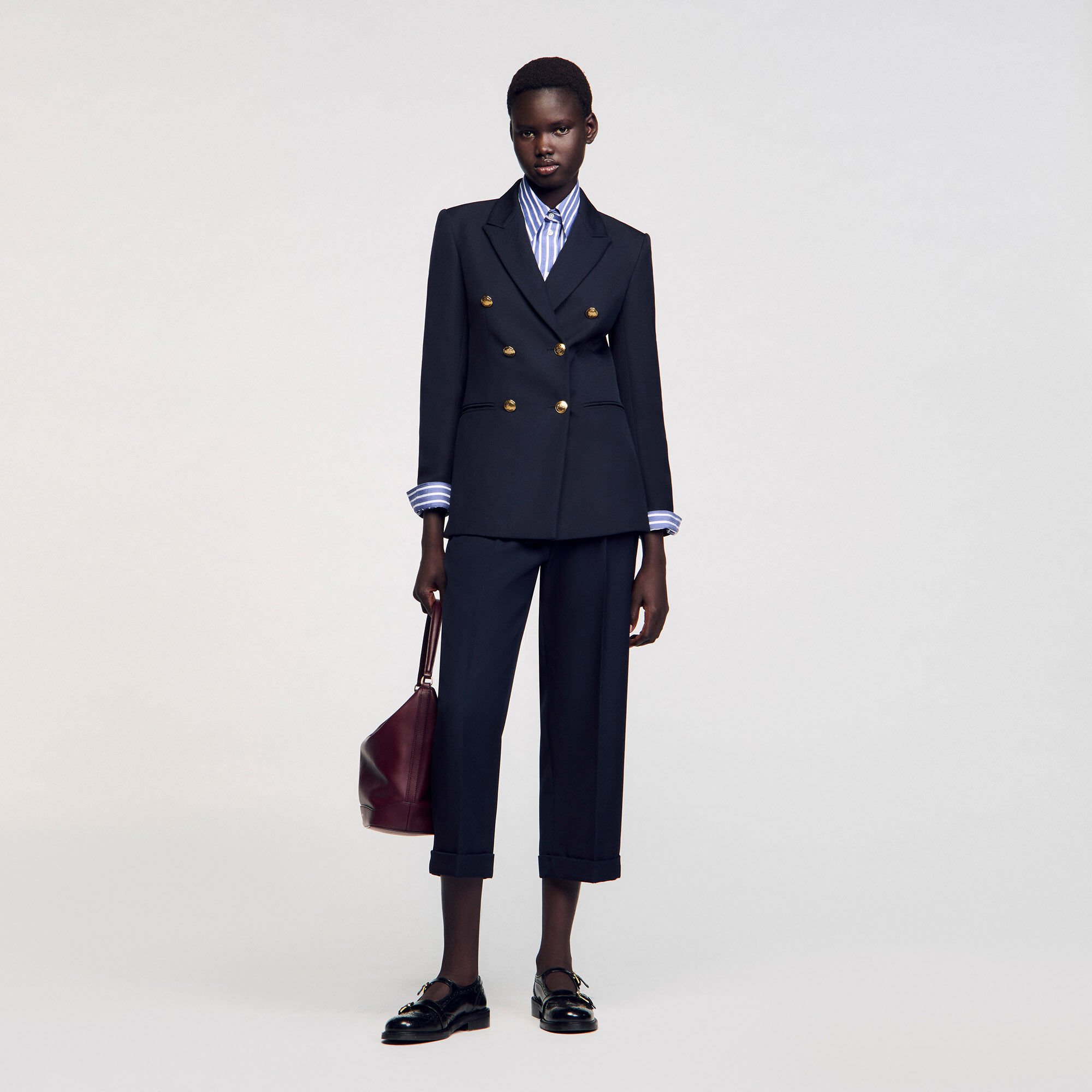 Veste de costume double boutonnage