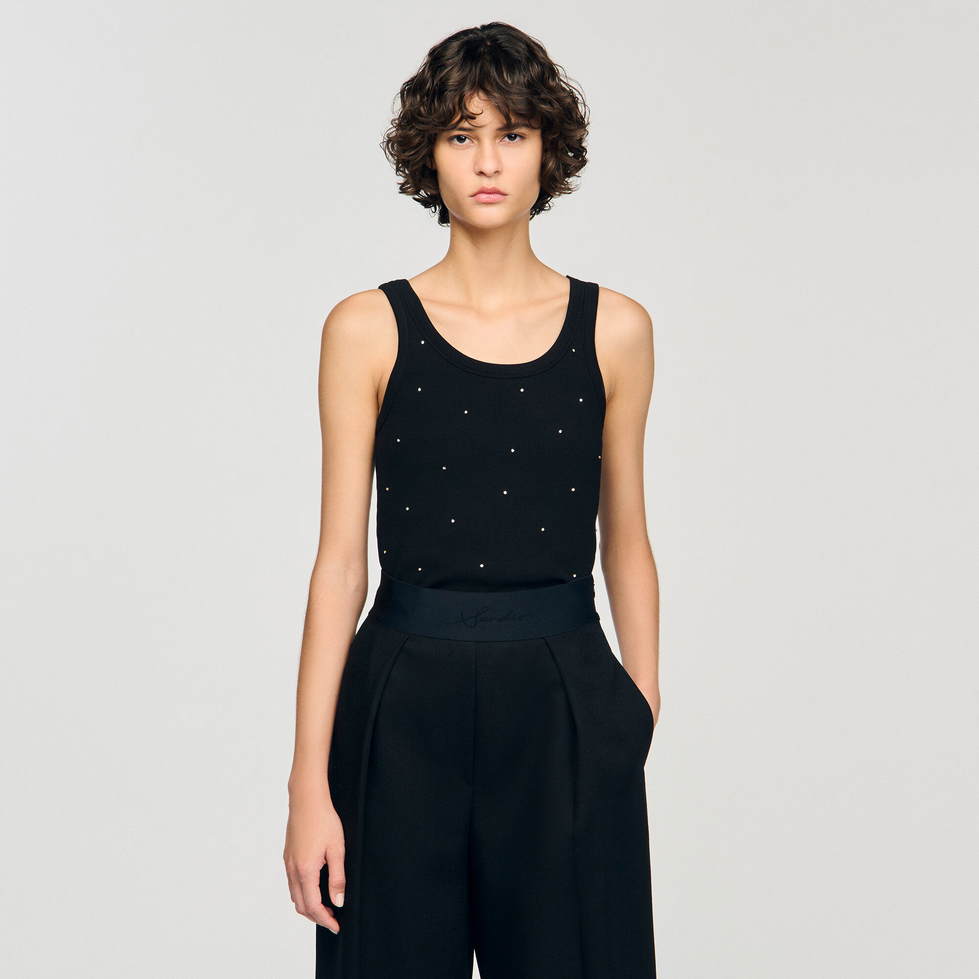Tanktop mit Strass
