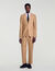 Loose wool suit jacket