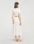 Pointelle knit maxi skirt