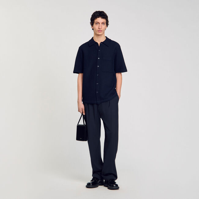 Chemise en nid d'abeille
