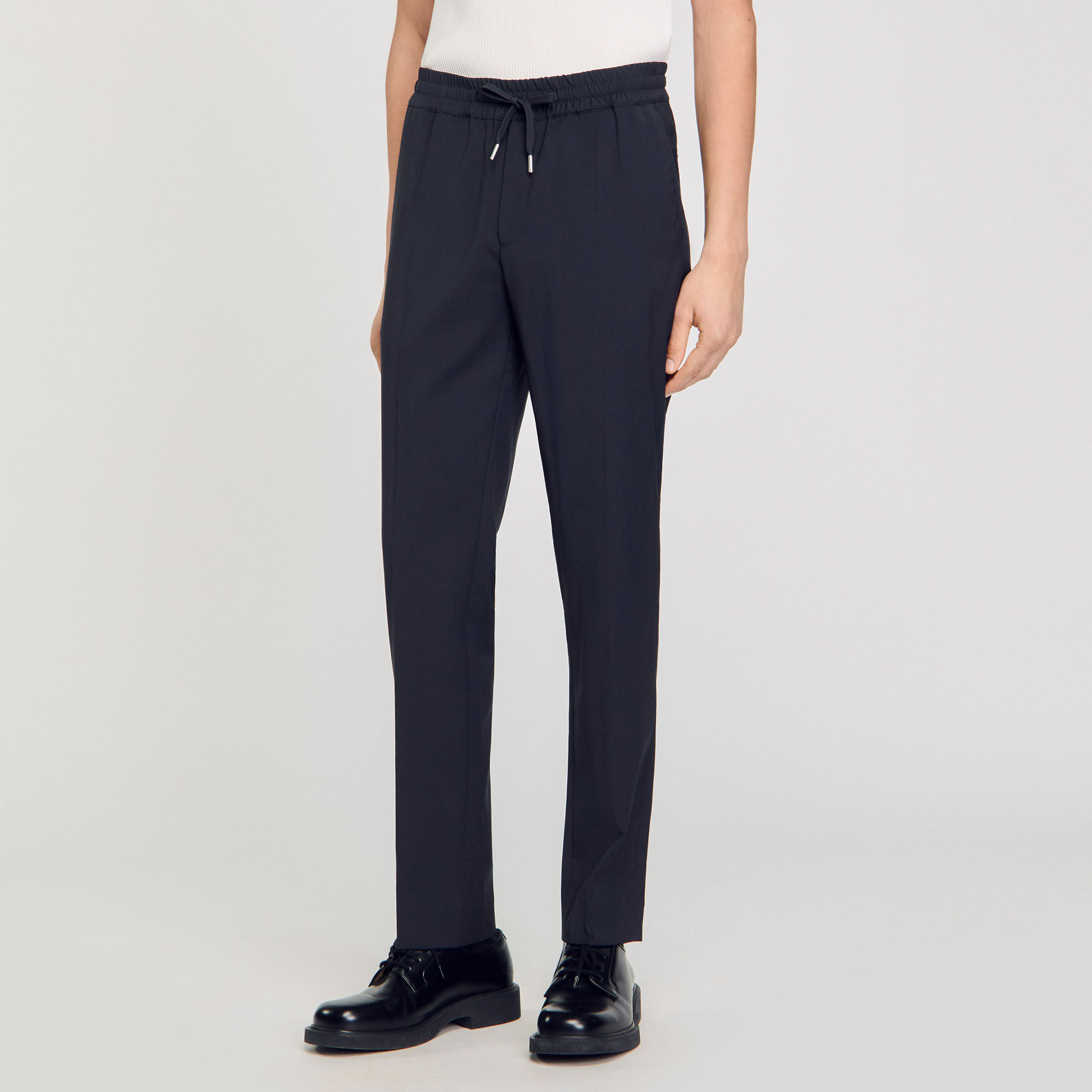 Elastische Hose mit geradem Schnitt