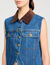 Sleeveless denim jacket