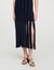 Robe longue à franges