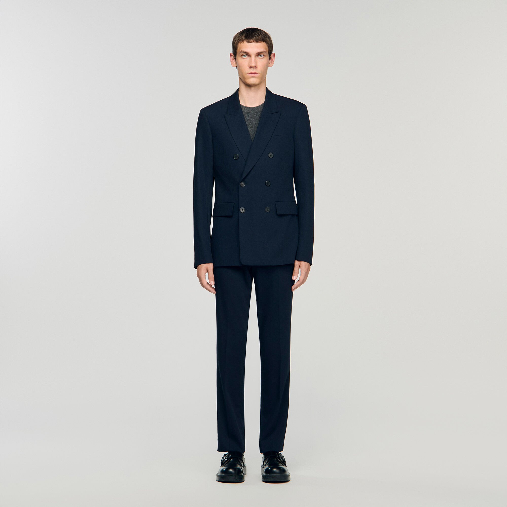 Veste de costume croisée