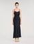 Satin-effect maxi dress