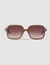 Lunettes de soleil rectangulaires