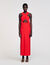 Robe longue croisée