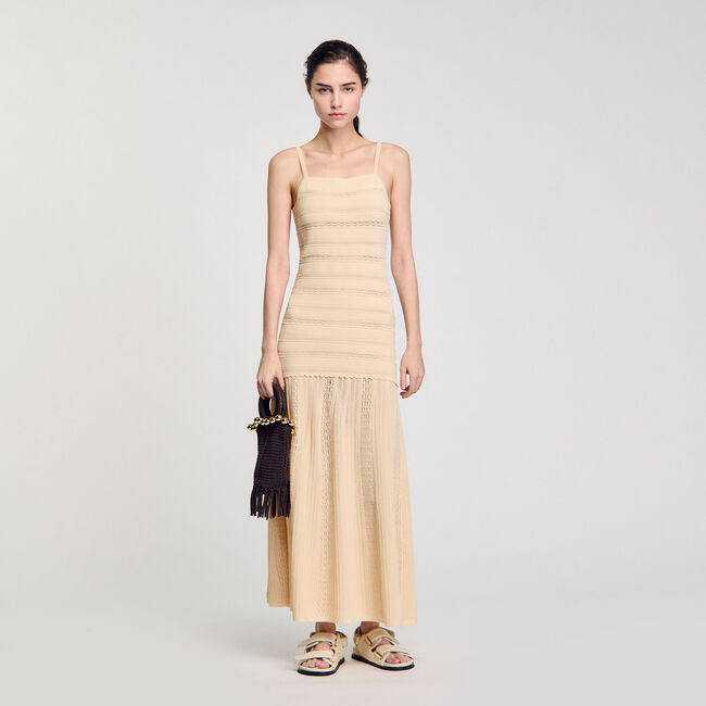 Knit maxi dress