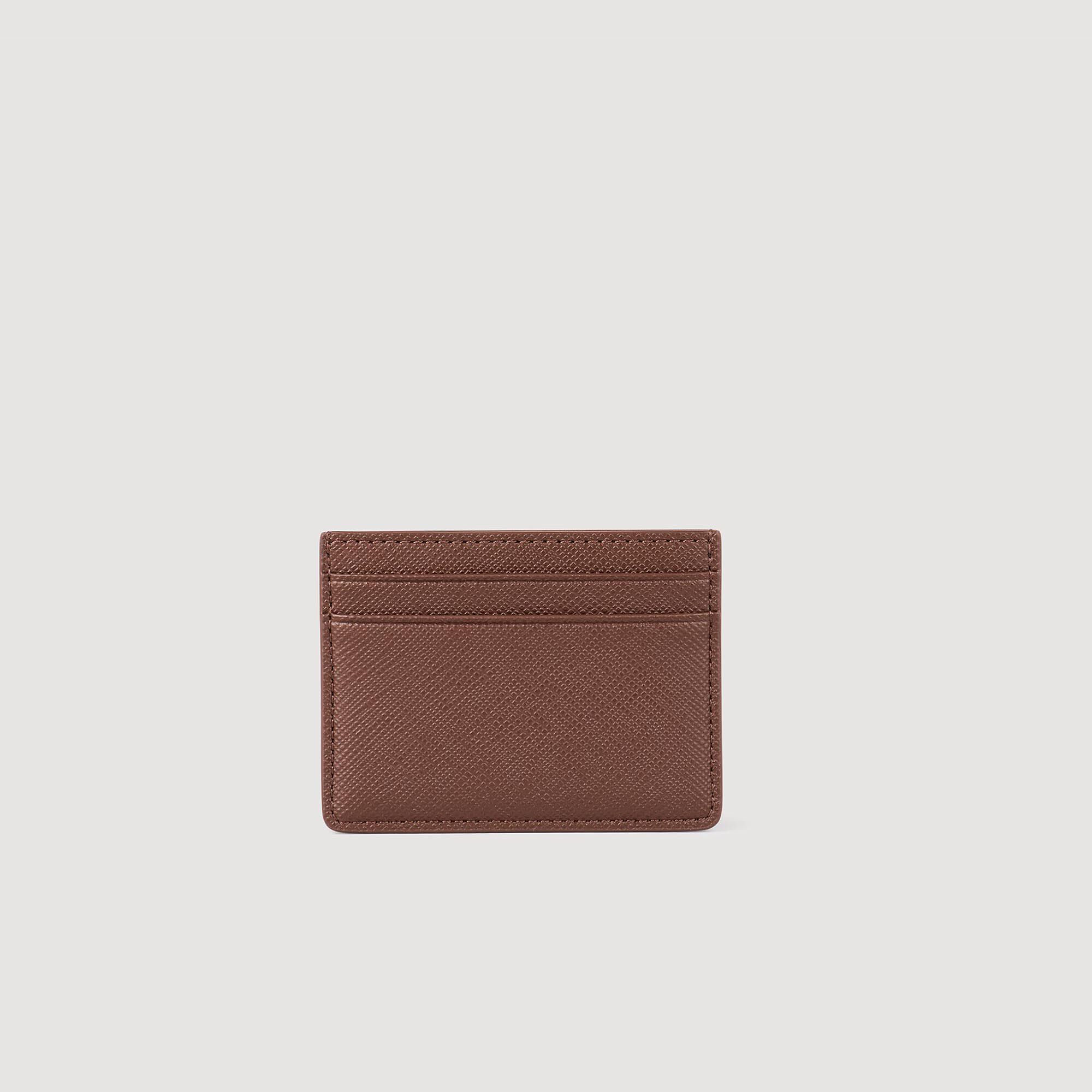 Reconstituted leather cardholder