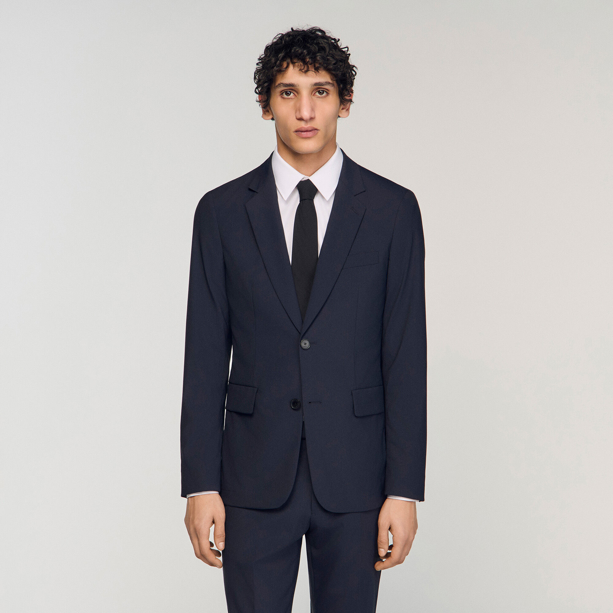 Anzugjacke aus Wolle
