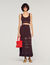 Studded crochet bag