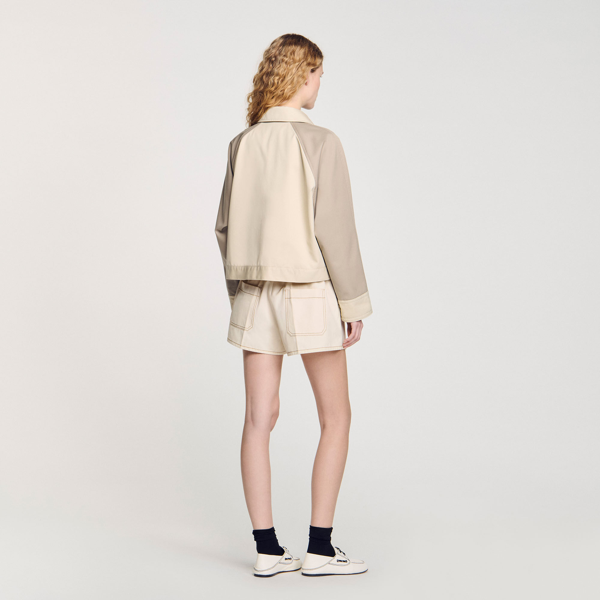 Blouson bicolore 