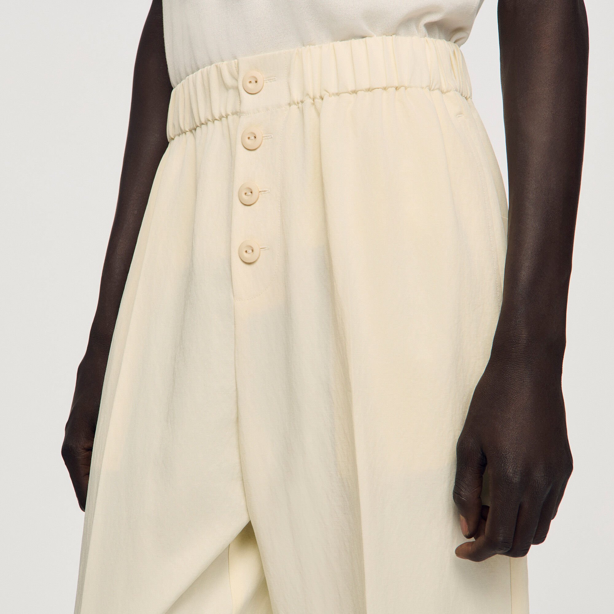 Pantalon fluide &eacute;lastiqu&eacute;