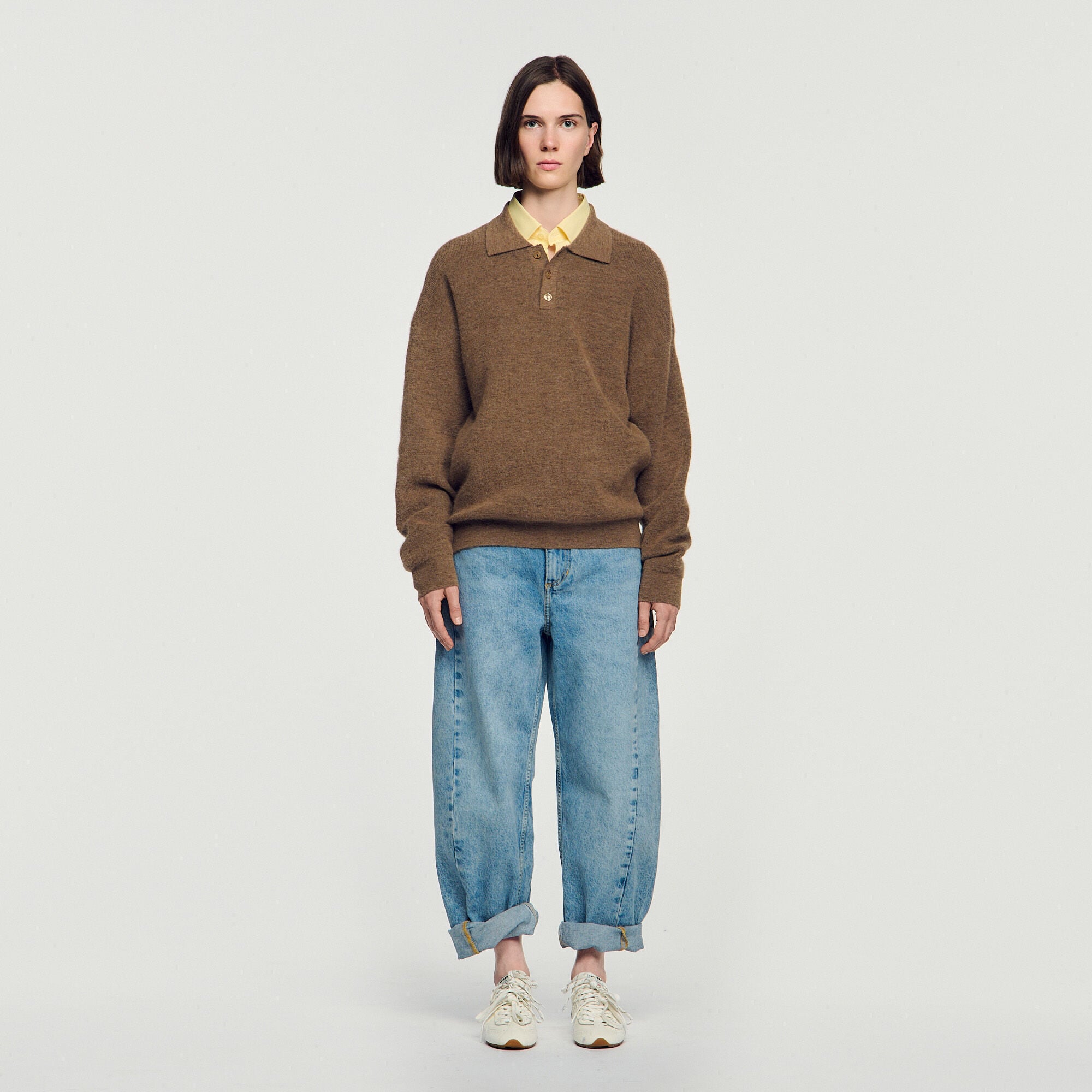 Alpaca polo shirt - Mixte | Sandro