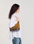Beuteltasche aus Leder und Wildleder
