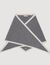 Foulard triangle bicolore en laine