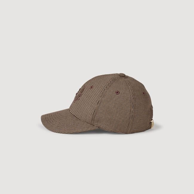 Casquette à imprimé pied de puce
