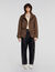 Double-faced standing collar coat - Women | Sandro