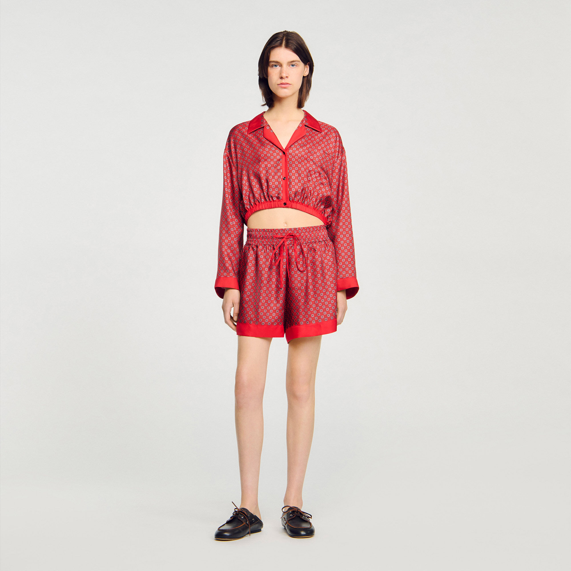 Short imprimé foulard