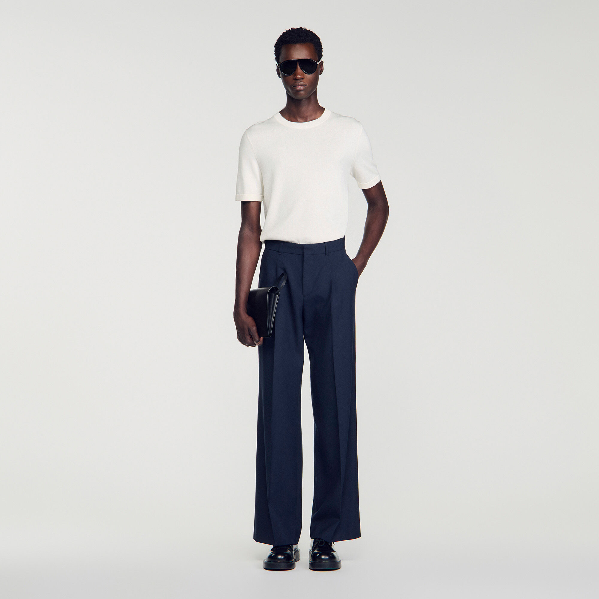 Pantalon de costume en laine