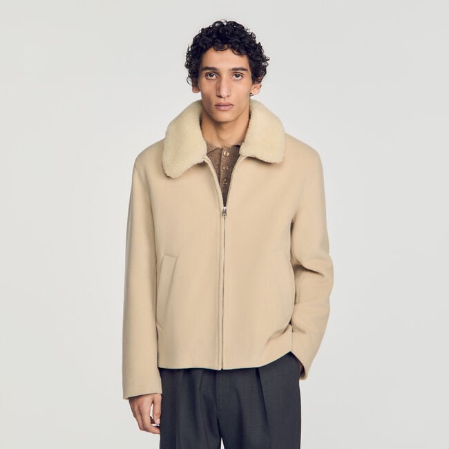 Blouson aus Wolle und Kaschmir - Herren | Sandro