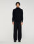 Roll neck wool sweater