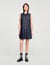 Robe courte en denim