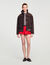 Velourslederjacke mit Nieten