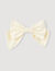 Satin bow barrette